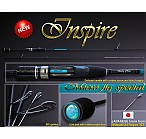 CRAZY FISH Inspire I-662 UL-S 6'6"(2.00m), 1-7g, solid tip,Mitsubishi Rayon 30T graphite blank (Japan), SiC guides, KR Concept, extra fast spinning rod