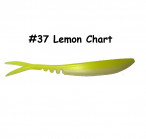 MAILE BAITS LUNKER DROP-SHOT SAWTAIL 4.4" 37-Lemon Chart (1 gab.) silikona mānekļi