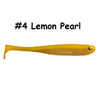 GOLTEENN Swimbait 17.5cm(~7") 04-Lemon Pearl, ~27g,(1 шт.) силиконовые приманки