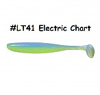 KEITECH Easy Shiner 2" #LT41 Electric Chart  (12 pcs) softbaits