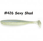 KEITECH Easy Shiner 4" #426 Sexy Shad (7 gab.) silikona mānekļi