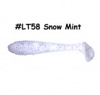 KEITECH Swing Impact Fat 3.8" #LT58 Snow Mint (6 gab.) silikona mānekļi