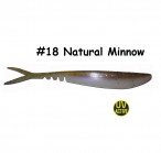 MAILE BAITS LUNKER DROP-SHOT SAWTAIL 5.5" 18-Natural Minnow (1 gab.) silikona mānekļi