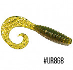 Bait Breath CurlyGrub 4.5" #Ur868 (8 gab.) silikona mānekļi